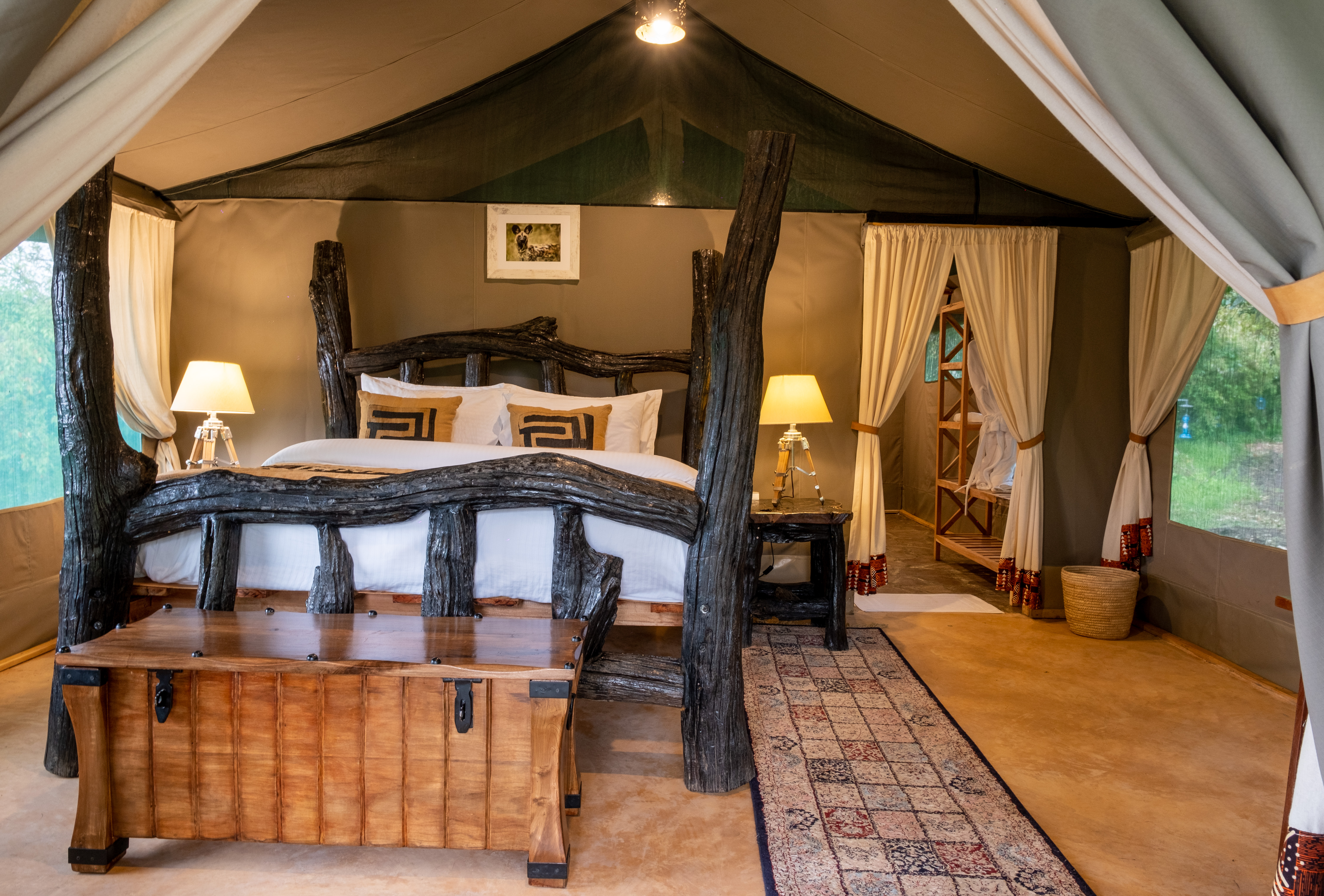 Director's Tent — the grandest and most private suite at Enkakenya Camp